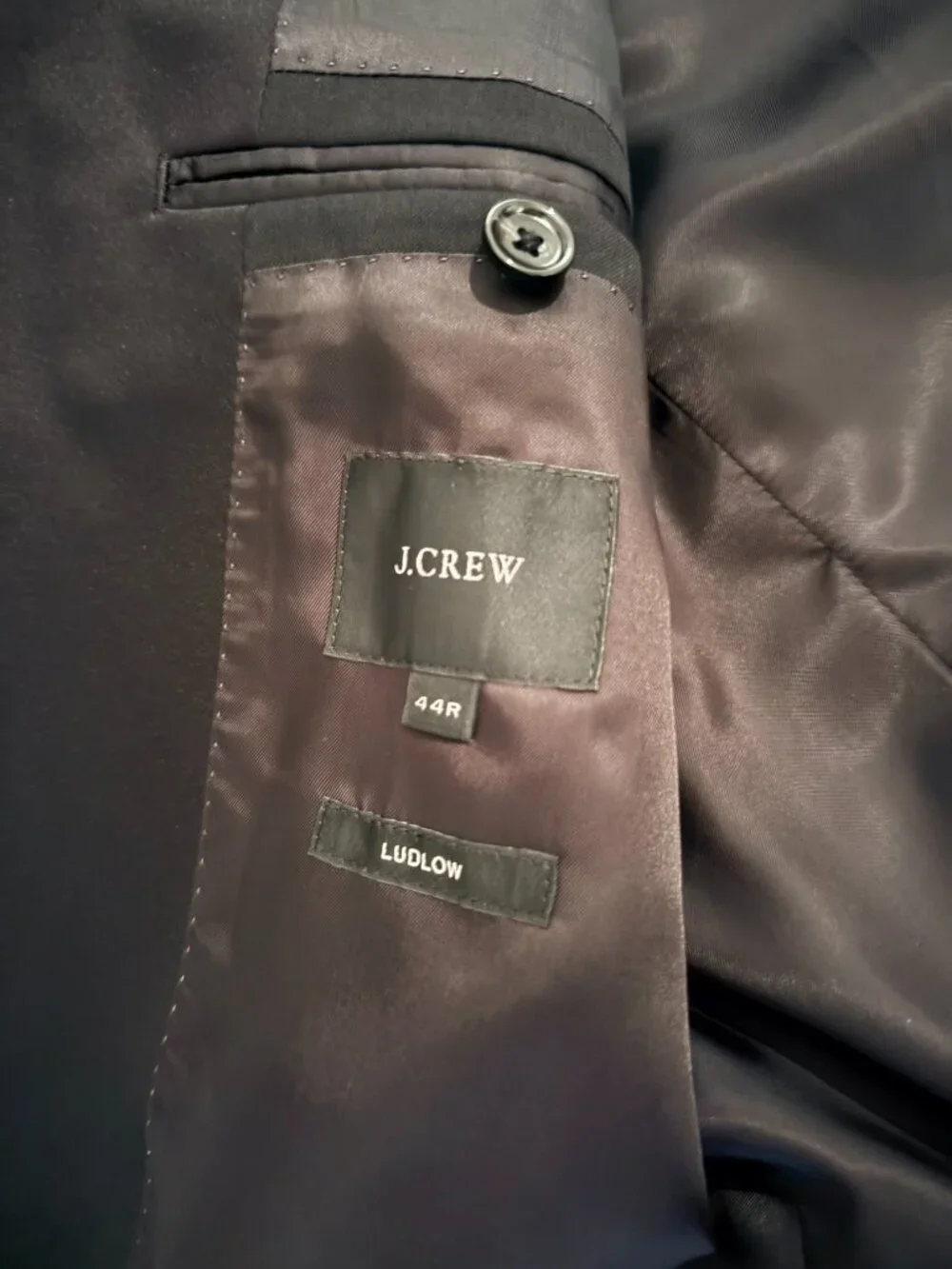 J. Crew Men's Black Tuxedo Jacket & Pants in Italian Wool